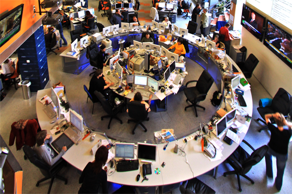 Newsroom von Ria Novosti