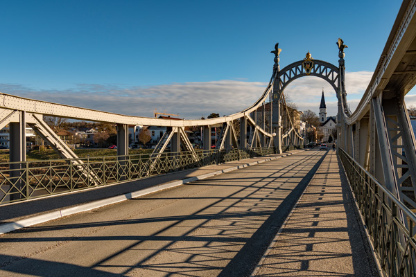 Salzachbrücke zwischen Oberndorf und Laufen